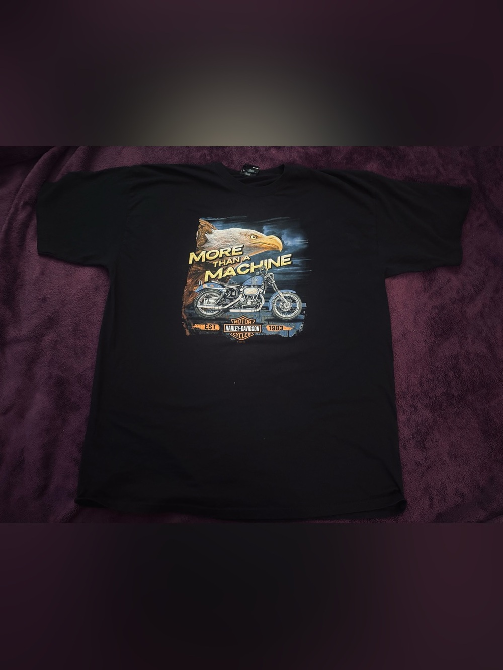 Harley-Davidson More Than a Machine Men's XXL Black Graphic T-Shirt Bartels LA